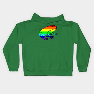 Rainbow Frog Kids Hoodie